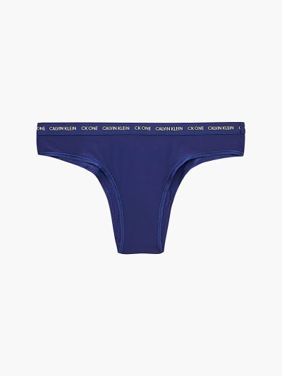 Calvin Klein Underwear HU977684 | Calvin Klein CK One Brazilian Női Rövidnadrág Kék